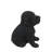 Black Labrador Puppy Statue
