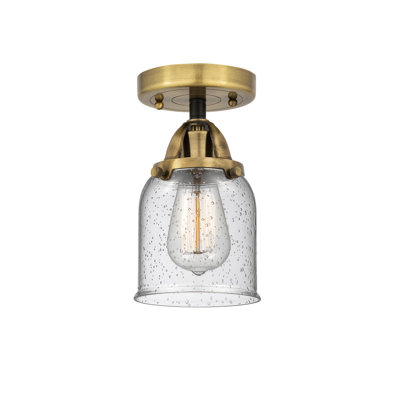 Glass LED Semi Flush Mount
