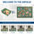 Machine Washable Area Rug for Living Room - Vintage Aesthetic, Non-Slip, mark Resistant, Low-Pile, Soft & Non-Shedding Carpet for Dining Room or Bedroom Décor-598015698-598015708
