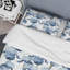 Blue Iris Flowers Floral Duvet Cover-88208531