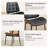 Modern Walnut-Finish Bentwood Upholstered Side Dining Chair-1381219081-1381219094