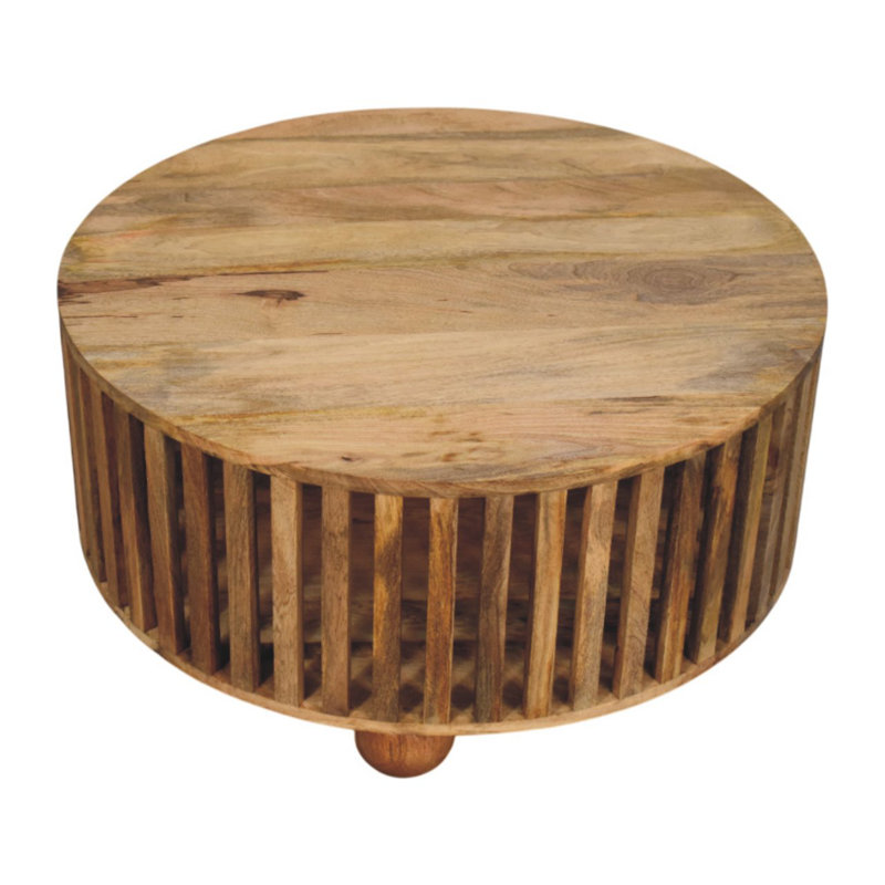 Table basse à lattes