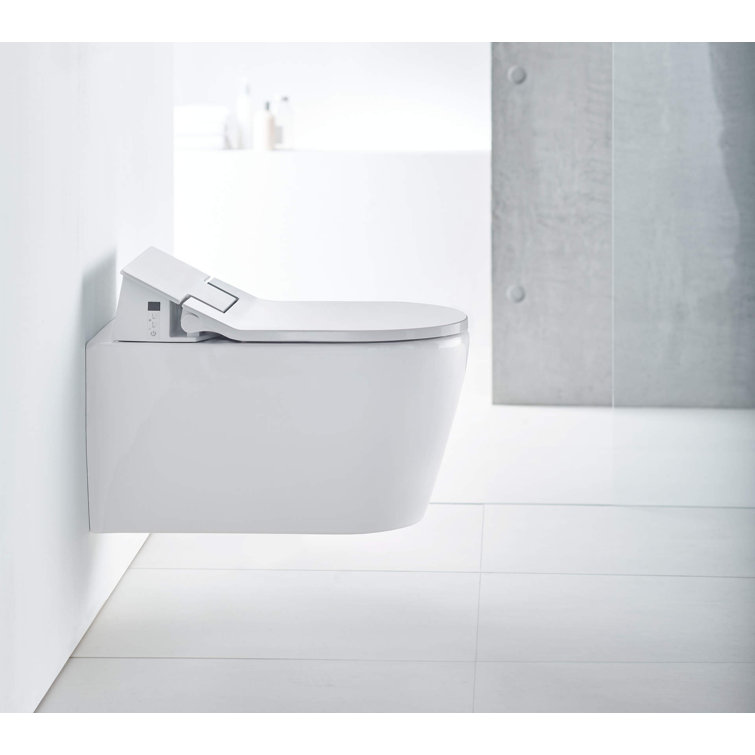 Me by Starck 1.28 GPF (Water Efficient) Elongated Wall Mounted Toilet with High Efficiency Flush