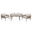 70cm Wide U-Shaped Patio Sofa with Cushions