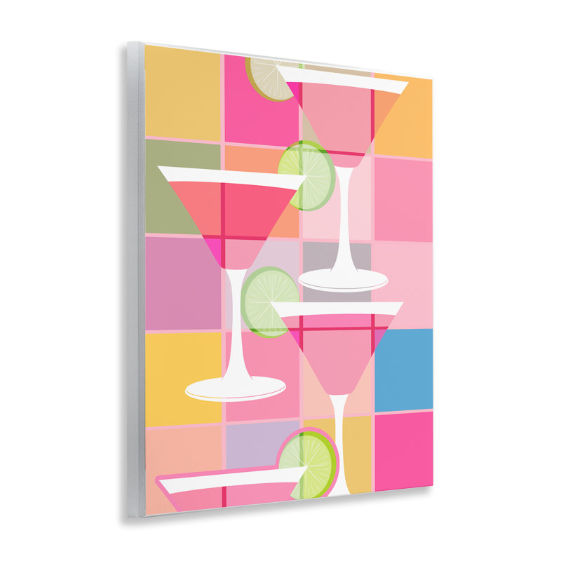 «Cocktail Squares Design», art mural par SD Graphics Studio