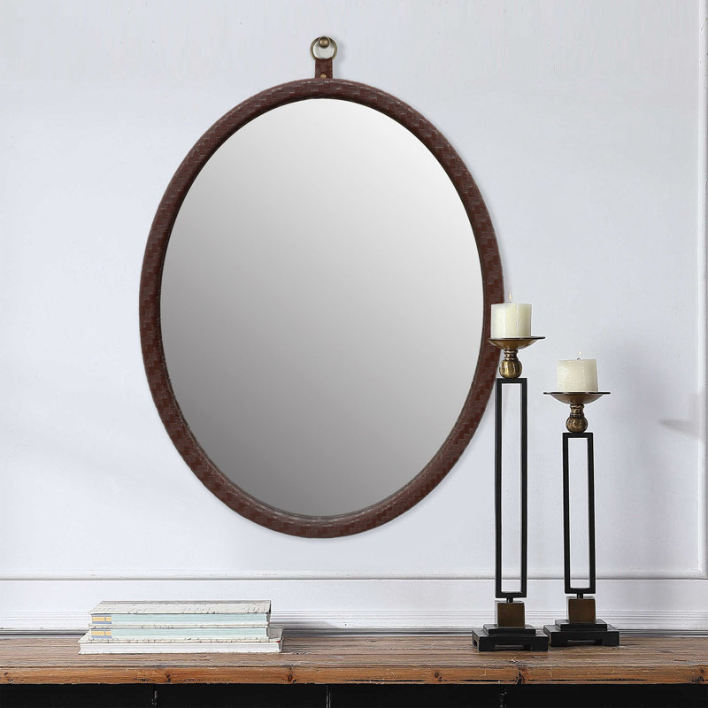Miroir de salle de bain Gracemoor, Brun foncé