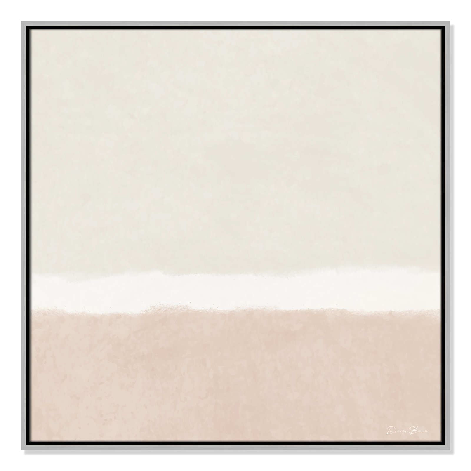 Willadeene "Slate I" Print, 31.5" H x 31.5" W, Silver Framed