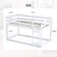  Lit superposé simple au-dessus de 77 po L 77 po, structure en bois massif, blanc-1769130566