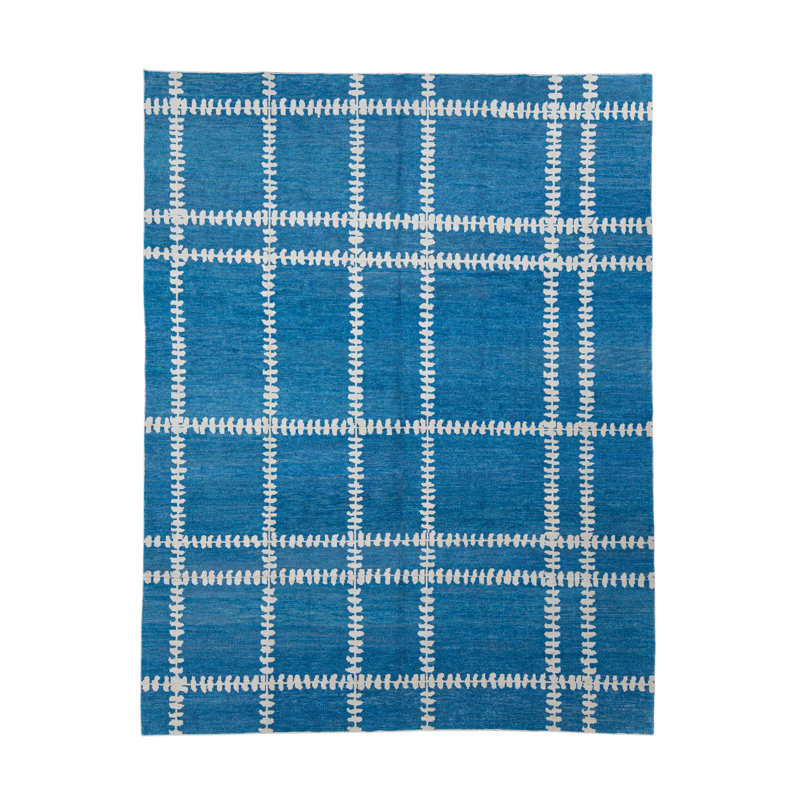 Tapis turc Oushak fait à la main 9 pi 4 po x 12 pi