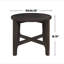 Table de bout ronde en bois massif