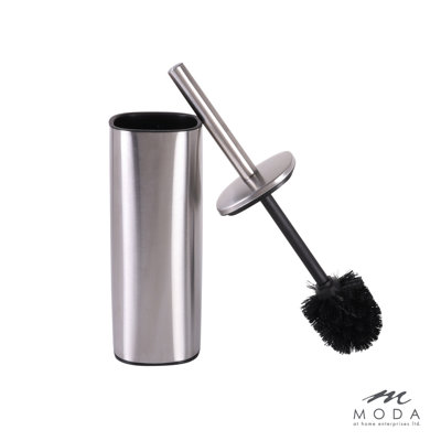 Moda At Home BRYANT Stainless Steel Toilet Brush And Holder