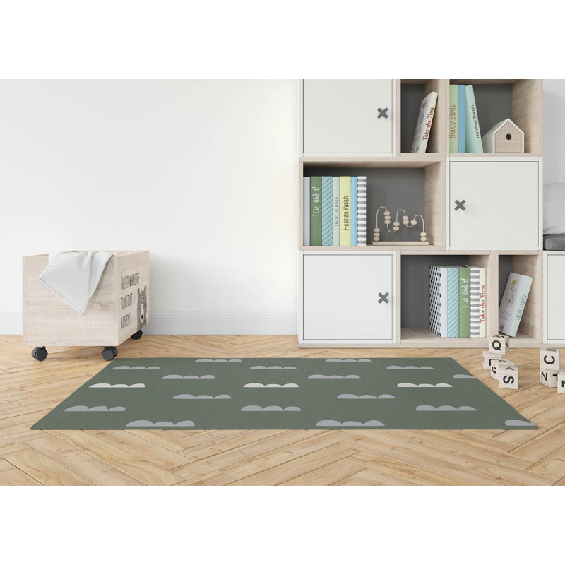 Tapis de jeu Dino Cloud Kids, Rectangle 4pi x 6 pi