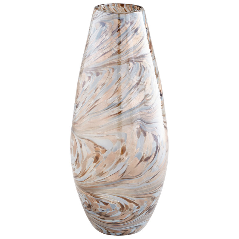 Caravelas Glass Table Vase, 17.5" H x 7.5" W x 7.5" D 