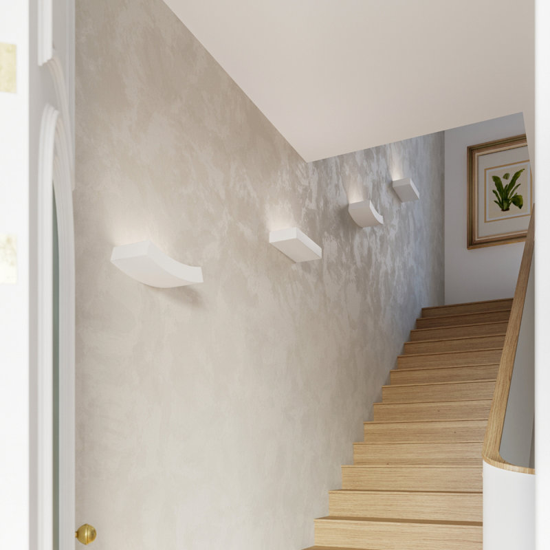 Ceramic Flush Mounted Sconce