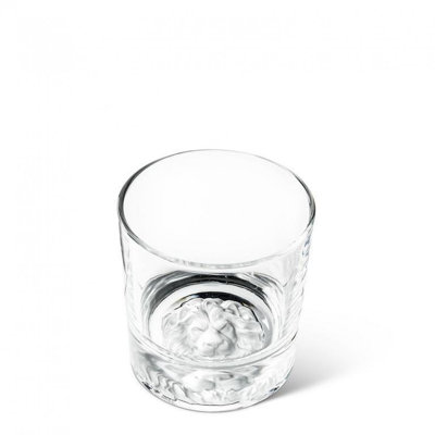 Verre gobelet à base de lion