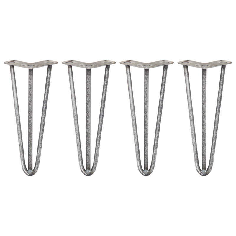 Thrailkill Table Leg, 30.48cm H x 11cm W x 8cm D, Silver