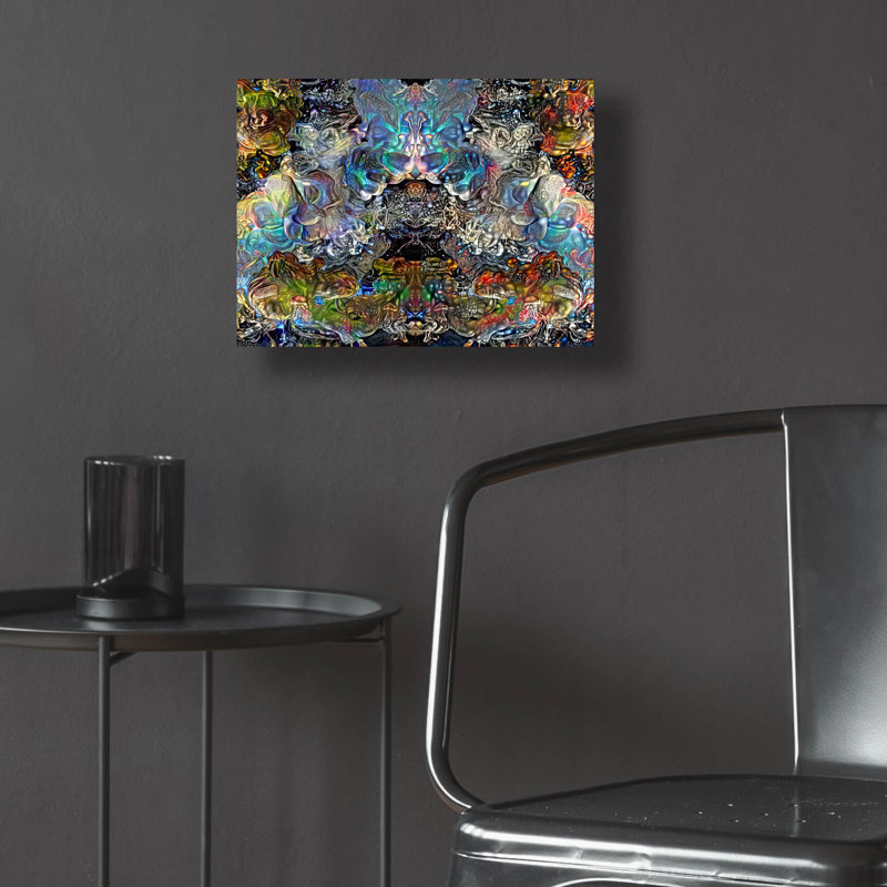  «The Route» par Pierre Gavidia, art mural en verre acrylique, 16 po x 12 po