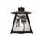 Rustic Lodge Steel Armed Sconce