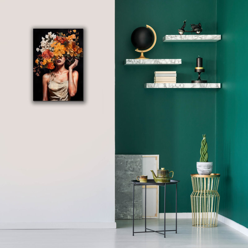  «Flowergirl» par Rich Monet, art mural sur toile, 18 po x 26 po, H 26 po x l 18 po