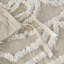 Housse de couette en coton 3 pièces très grand / très grand - taupe Shabby Chic Medallion. 100% confort. Comprend 2 taies décoratives. . Gardez votre chambre à coucher élégante taupe. Pour un sommeil de rêve. Chenille médaillon éclat. Assorti-129906159-129906162