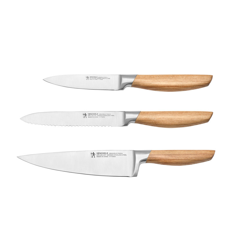 Henckels Pakka 3-Pc Starter Knife Set