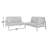 Townsend Outdoor 4 Person Sectional Seating Group With Sunbrella Cushions-100041291