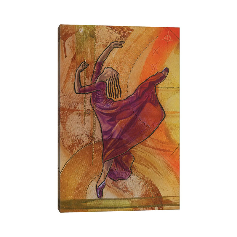 «Joy of Dancing II» par Fred Odle - impression sur toile tendue, H 40 po x l 26 po x P 1,5 po