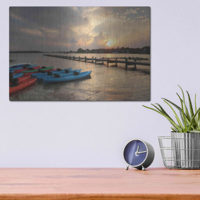 Breakwater Bay 'Bayside Dock' by Lori Deiter, Metal Wall Art,