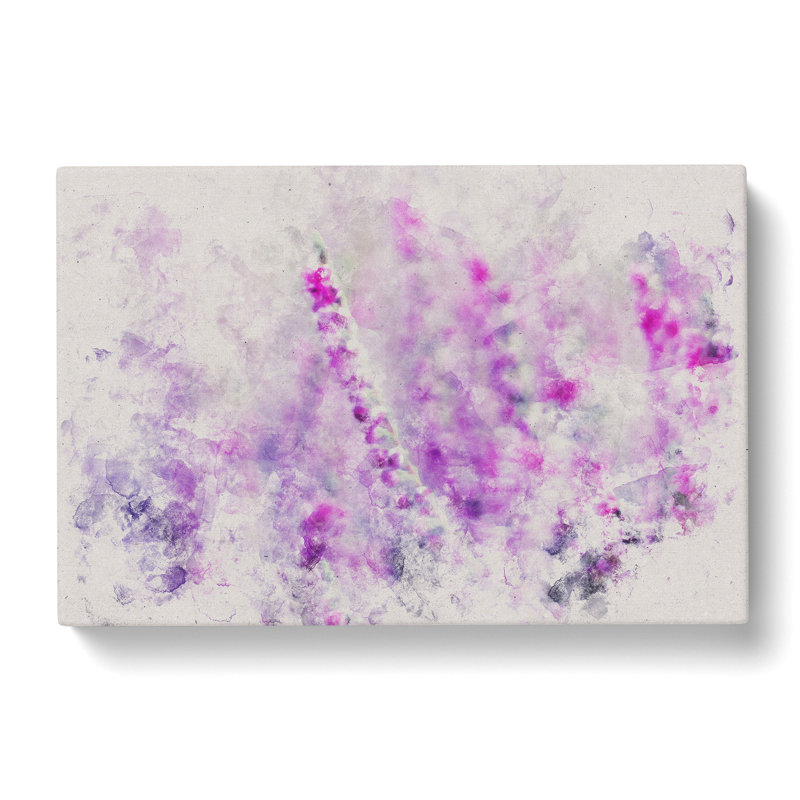 Purple Heather - Wrapped Canvas Print, 50cm H x 76cm W x 3cm D
