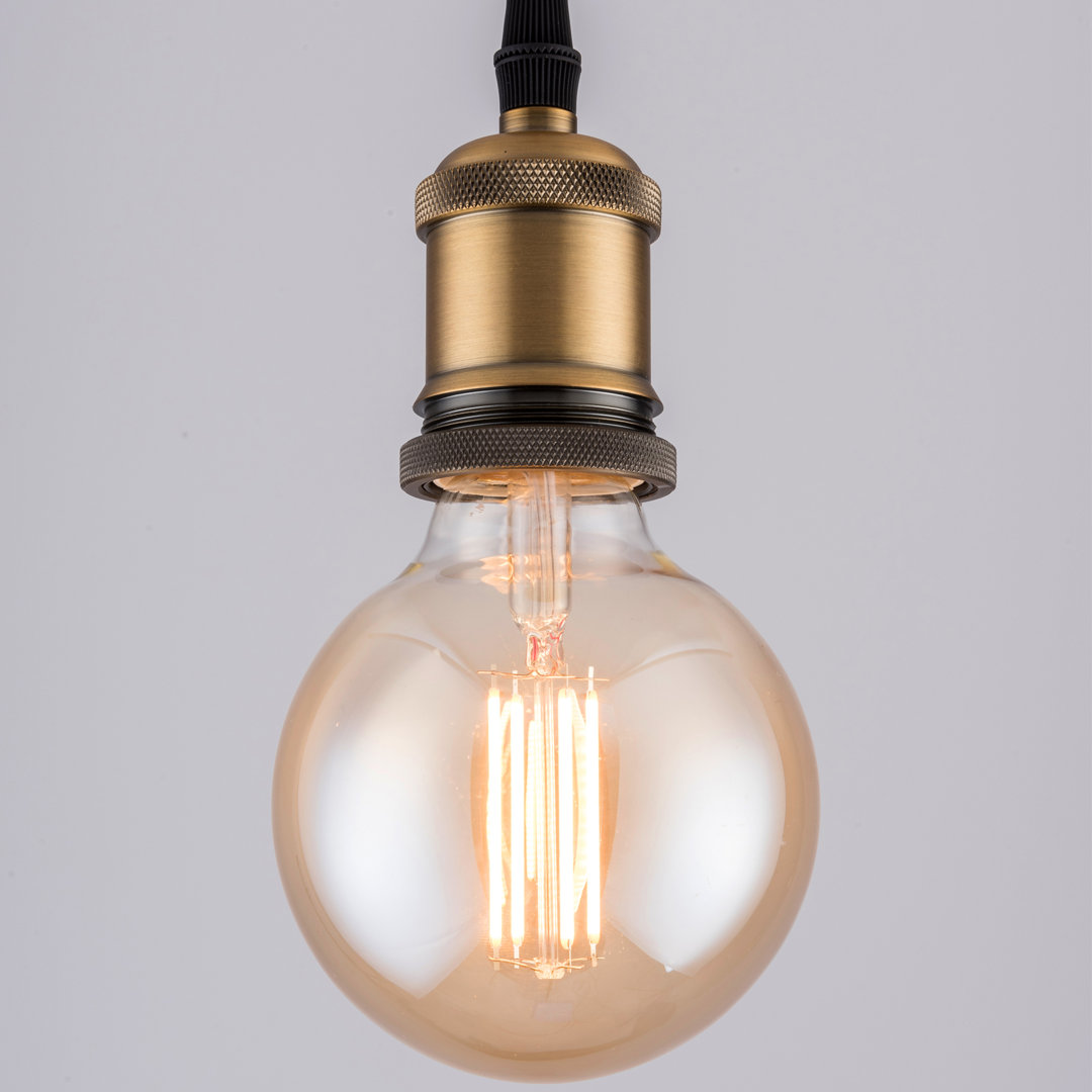 8W E27 Dimmable LED Vintage Edison Globe Light Bulb Amber