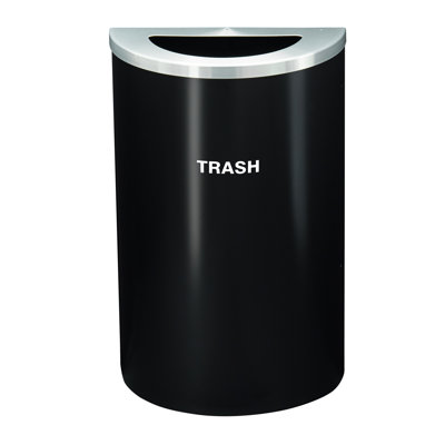 Steel Open Kitchen Trash Can