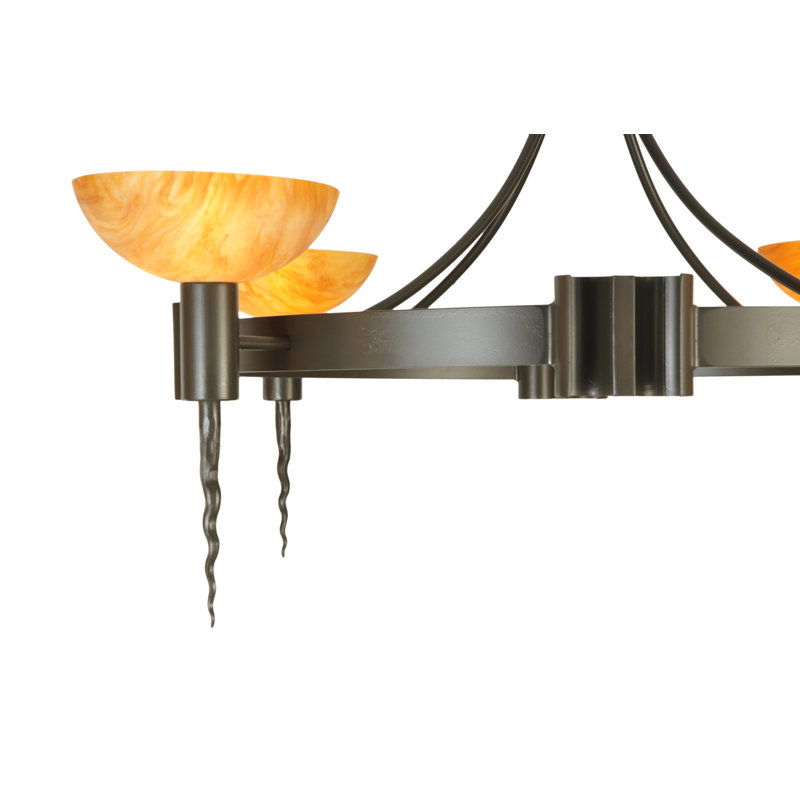 Winkel 4 - Light Glass Chandelier