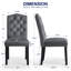 Chaise de salle à manger rembourrée Miroir-99903453