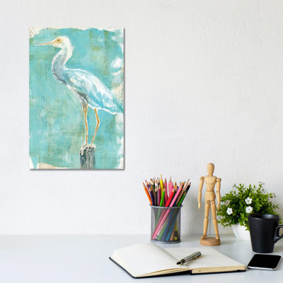 Coastal Egret II 1 Piece Painting on Canvas