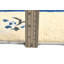 Tapis Kazak moderne à bordure bleu marine unique 4 x 6 One-of-a-Kind