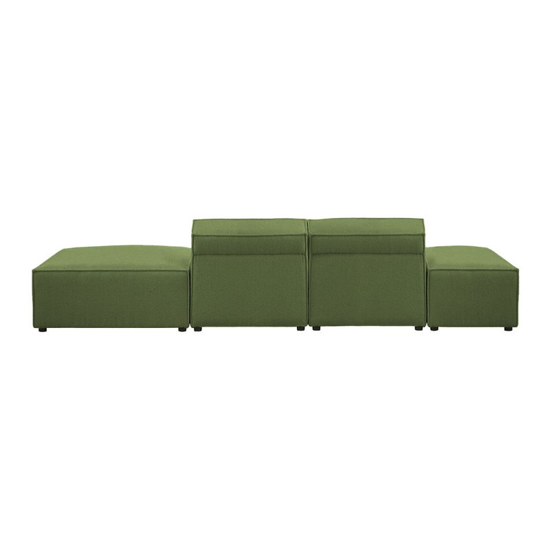 Ridaan 4 Seater Sofa, Green