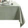 Avo Solid Texture Water And Stain Resistant Rectangular Polyester Tablecloth