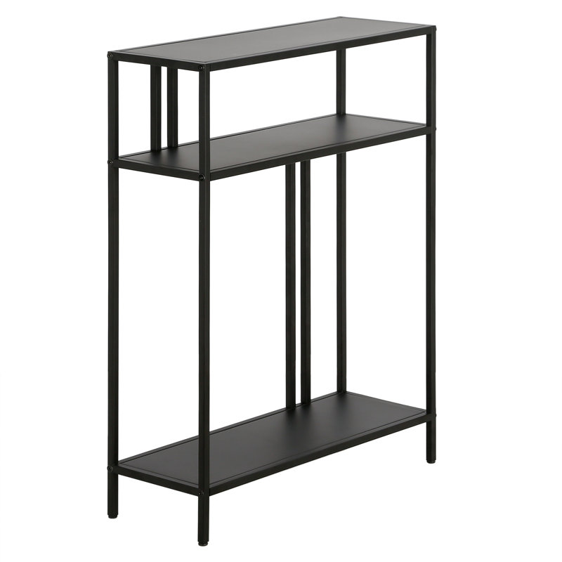 Cortland Unfinished Console Table, 29.5" H x 22" W x 8" D, Blackened Bronze