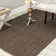 Auckland Handwoven Flatweave Jute/Sisal Brown Area Rug