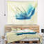 Tapisserie bleue splash d'eau douce Abstract-28504083
