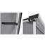 Auvent latéral escamotable manuel avec gris Yescom-63640027