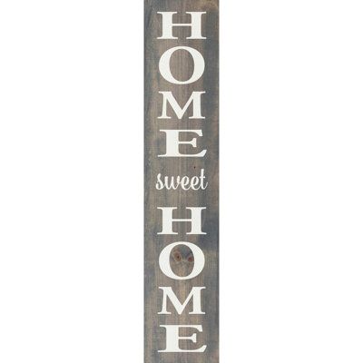 Home Sweet Home (grande enseigne de ferme verticale)