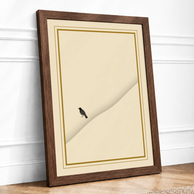 Figure In Solitude Minimalist - Print