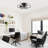 21" Dimmable Caged Ceiling Fan With 3CCT LED Lights And Remote Control