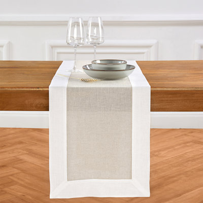Contempo - 100% Pure Linen Table Runner