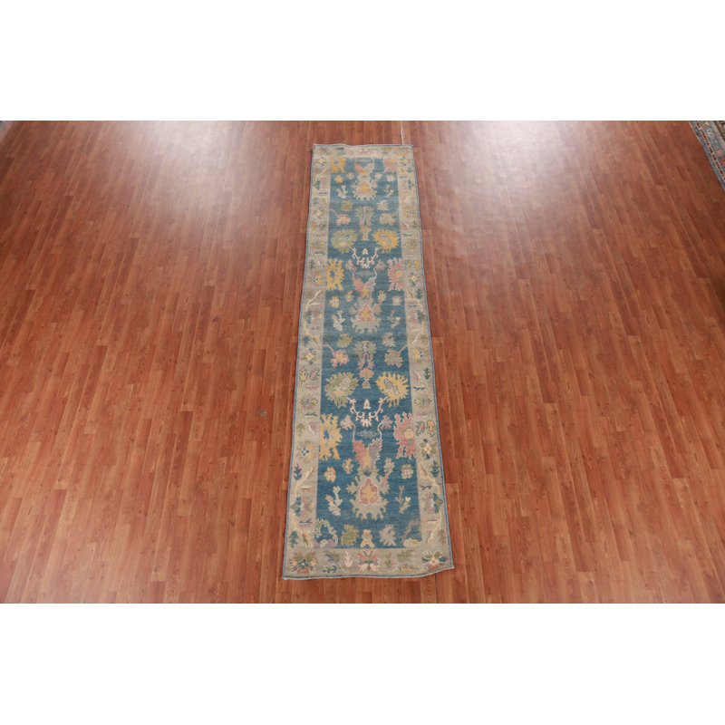 Tapis de couloir en coton 3 pi x 12 pi One-of-a-Kind
