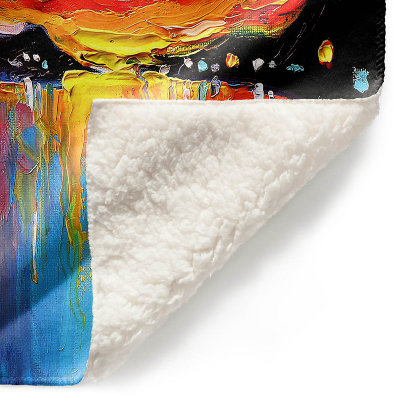  Couverture douce en sherpa, 51 po x 60 po