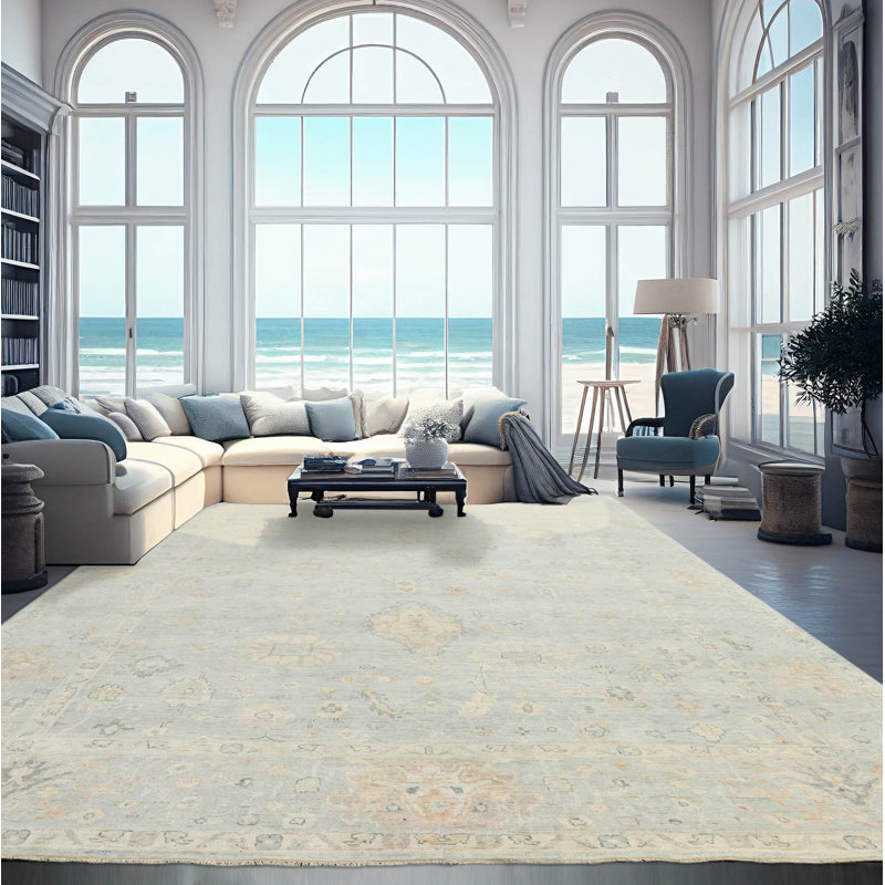 Tapis gris Kristyle, Rectangle 12 pi 3 po x 14 pi 10 po