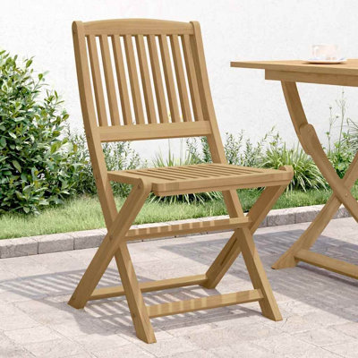 Solid Wood Patio Folding Chair Folding Chair Set