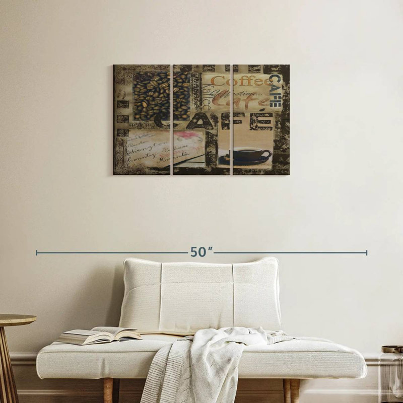 Yarlin Cafe Collage, 20" H x 33" W